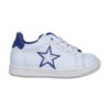 Sneakers da bambino con stellina blu Royal e bianca