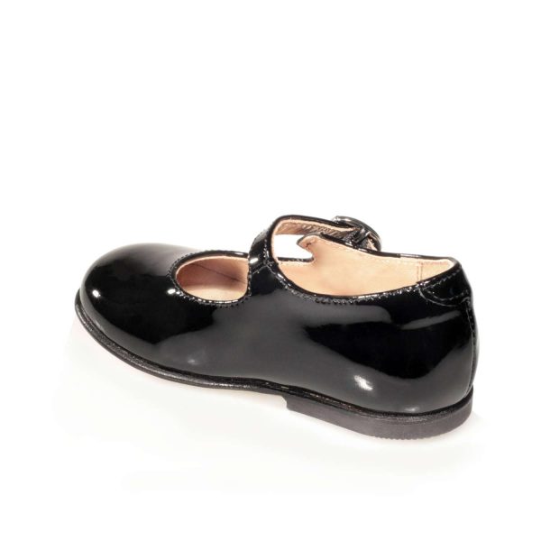 Mary Jane da bambina color nero laccato