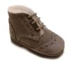 Scarpe derby brogue per bambini scamosciate