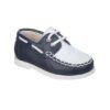 Mocassino bianco e blu da bambino