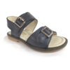 Sandalo bambini in vitello blu