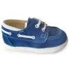 Mocassino da bambino blu elettrico in offerta