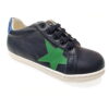 Sneaker blu con stellina verde