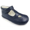 Scarpine vitello blu due occhi