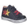 Sneaker da bambino in vitello nero