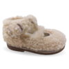 Scarpe da bambina con occhietti - Pelliccia